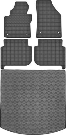 OEM Juego De Alfombrillas De Goma Para Coche Y Maletero Para Vw Touran I Minivan (2003-2015)
