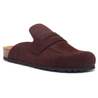 Hush Puppies Briar Gesloten Neus Su&egrave;de Dames CHOCOLADE Muilen