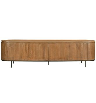 Moloo Mueble de tv de madera maciza de 210 cm