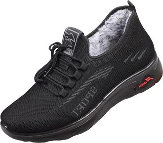 Generic Mens Sneaker Slip On, Snow Boots Men, Winter Shoes Thicken Warm Boot Lightweight Breathable Sports Shoe Mesh Running Shoes Arch Support Orthopedic Sho