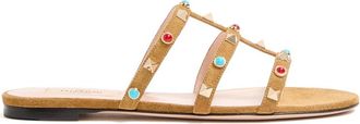 Valentino Garavani Rockstud Suede Sandals