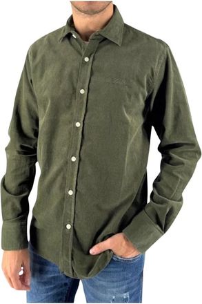 Saint Barth Seefeld Corduroy overhemd - Heren - Overhemden - Groen - Maat: XL Corduroy