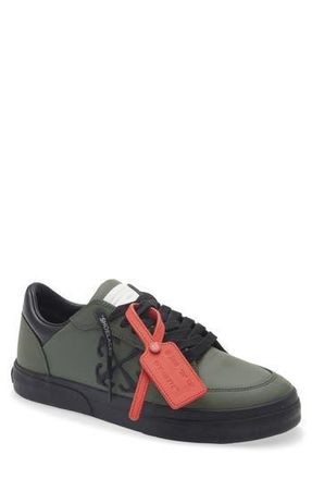 Off-white Vulcanized Low Top Sneaker in Military Green - Black at Nordstrom Rack, Size 10Us / 43Eu
