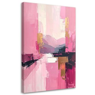 Feeby Impresi&oacute;n De Imagen Abstracci&oacute;n Moderna En Rosa 70x100