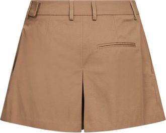 Blanca Vita Womens Shorts Seltz Beige Cotton