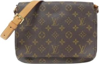 Louis Vuitton Pre-owned Cross Body Bags, female, Brown, Size: ONE SIZE Pre-owned Vintage Coated Canvas Shoulder Bag
