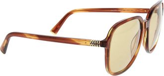 Miu Miu Zonnebril - unisex - Zonnebrillen - Bruin - ONE Size - Accessoires