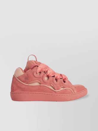 Lanvin curb sneakers leather blend