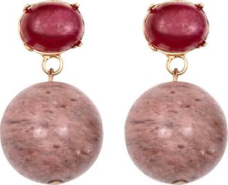 Jennifer Behr Everly Earrings in Rhodonite at Nordstrom