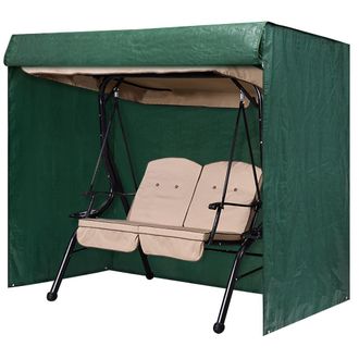 OEM Funda Para Silla Columpio De Jard&iacute;n, A Prueba De Polvo, Protecci&oacute;n Solar, Protecci&oacute;n Contra La Lluvia, Cremallera Doble De Pe, Funda Para Jard&iacute;n Al Ai