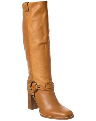 Free People Heidi Harness Tall Leather Boot