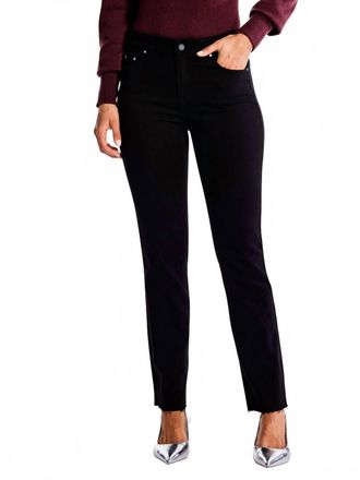Nic+Zoe Daytrip Straight Ankle Jeans In Black