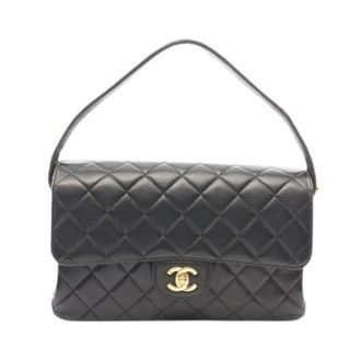 Chanel Pre-owned Vintage Shoulder Bag - Dames - Pre-owned - Zwart - Maat: ONE Size Leer