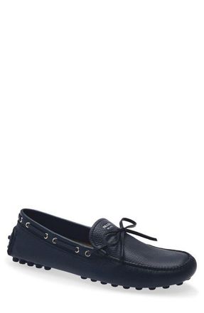 Prada Grid Driving Loafer in Baltico at Nordstrom, Size 11.5Us