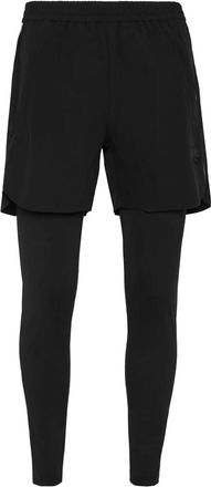 Plein Sport Reflex Hardloopbroek - Heren - Trainingsbroeken - Zwart - 2XL - Polyester - Fitness
