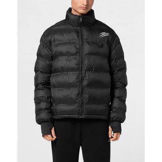 Plein Sport Lightweight Zipped Jacket Ls Scratch Men in Black at Nordstrom, Size Xxx-Large Eu