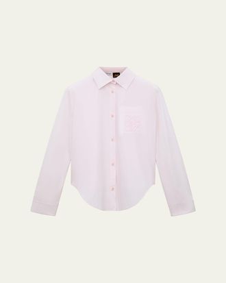 Loewe x Paulas Ibiza Anagram-Pocket Button-Down Shirt