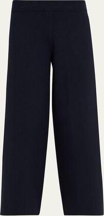 Veronica Beard Jenkins Knit Wide-Leg Pants