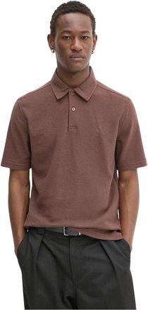 Sams&oslash;e & Sams&oslash;e Tops > Poloshirts - Heren - Polos - Bruin - S - Katoen - Tops