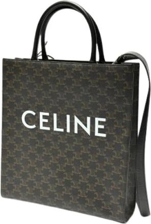 Celine Pre-owned Tote Bags, female, Black, Size: ONE SIZE Pre-owned Canvas Tote Bag