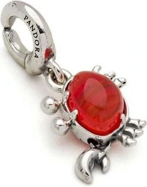 Pandora The Little Mermaid Sebastian Crab Dangle Charm - female - Pandora - Jewellery - Gray - ONE SIZE - Accessories