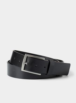 Le 31 Mens Minimalist Italian leather belt