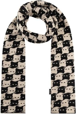 Dedicated Scarf Rossberga Pepita Cats Schal - Unisex | schwarz