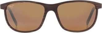 Maui Jim Lele Kawa HCL Bronze Rectangular Unisex Sunglasses H811-25C 58