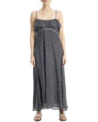 Max Studio Flounce Detail Maxi Dress