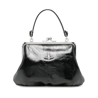 Vivienne Westwood Granny Frame Tas - Dames - Tassen - Zwart - Maat: ONE Size Katoen