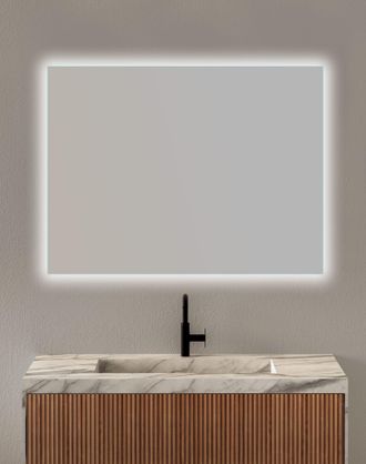 Bathstage Bathstage - 67748 B-923 H/v Espejo Led Retroiluminado Reversible 100x80 Cm Canto Pulido - Ref: Bs-67748