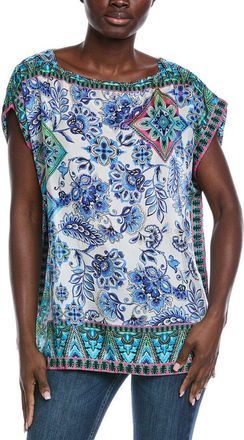 Johnny Was Oyako Silk Blouse