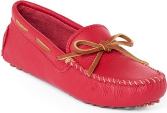 Minnetonka Classic Driving Shoe in Red at Nordstrom, Size 8.5