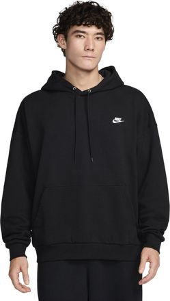 Nike Club Fleece Oversized French Terry French Terry Pullover Hoodie Asia Sizing Black HJ1817-010
