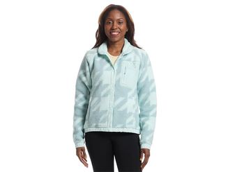 Helly Hansen Imperial Printed Pile Snap Womens Sweater Icicle Houndstooth : SM, Polyamide