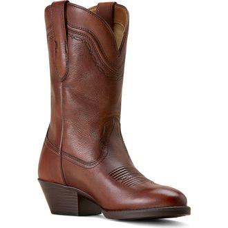 Ariat Easton R Toe Western Boot in Honey Bee at Nordstrom, Size 8.5