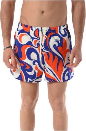 Dsquared2 Boxershorts met all-over print - Heren - Strandmode - Veelkleurig - M - Polyester - Badmode