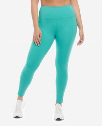 Danskin High Rise Bonded Leggings In Baltic