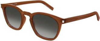Saint Laurent SL 28 051 Zonnebril - unisex - Zonnebrillen - Bruin - 49 MM - Nylon - Accessoires