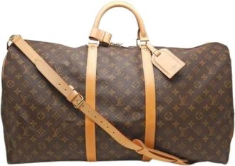 Louis Vuitton Pre-owned Weekend Bags, female, Brown, Size: ONE SIZE Pre-owned Canvas Weekend Bag