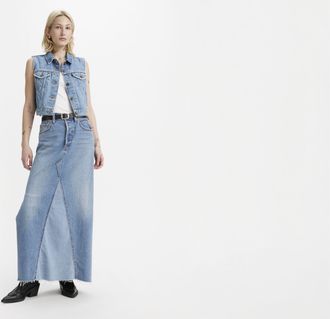 Levi's Icon Long Skirt - Womens - 26 - Blue