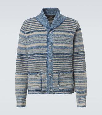 Ralph Lauren Striped cotton and linen cardigan