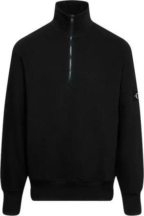 Calvin Klein Hoodies & sweatvesten, Heren, Zwart, S, Katoen, Casual Badge Sweatshirt