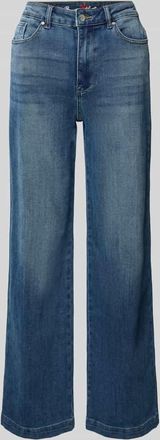 Buena Vista Wide Leg Jeans im Used-Look in Blau, Gr&ouml;&szlig;e XXS