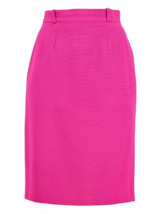 Vintage fuchsia pencil skirt - Pink