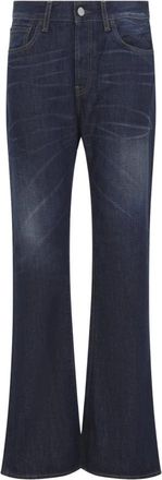 Acne Studios 2009F Deep Dive Jeans - Dames - Flared Jeans - Blauw - M - Katoen - Jeans
