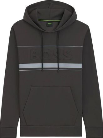 HUGO BOSS Heren, Sweatshirts & Hoodies, Zwart, Maat: M Katoen