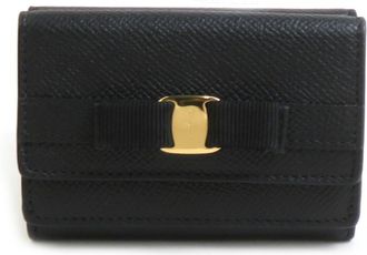 Ferragamo Leather Wallet (Tri-Fold) (Pre-Owned)