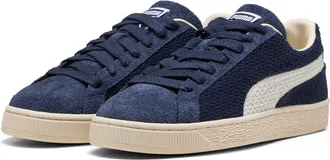 Puma Suede Crochet Sneaker in Puma Navy/puma White at Nordstrom, Size 11.5