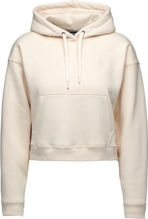 Black Diamond Crop Pullover Hoody Hoodie für Damen | beige